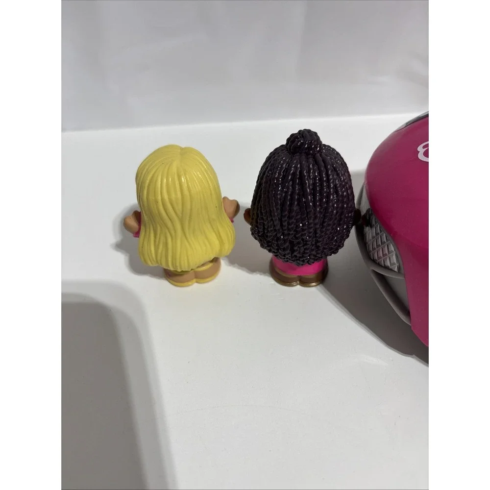 Fisher Price Little People BARBIE Talking Car Tested And‎ Working & 2 Figures